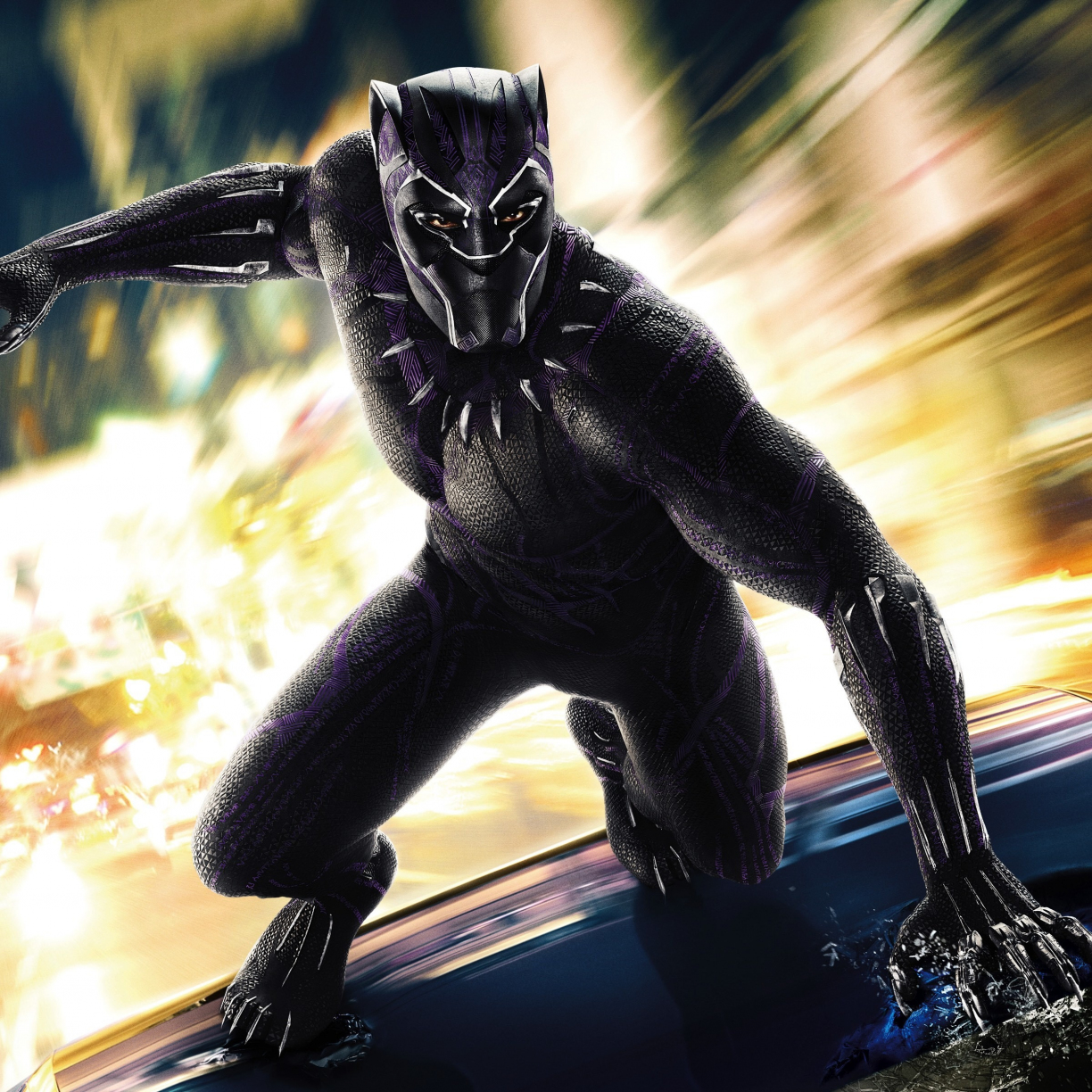 Desktop Wallpaper Black Panther, 2018 Movie, Superhero, Hd Image
