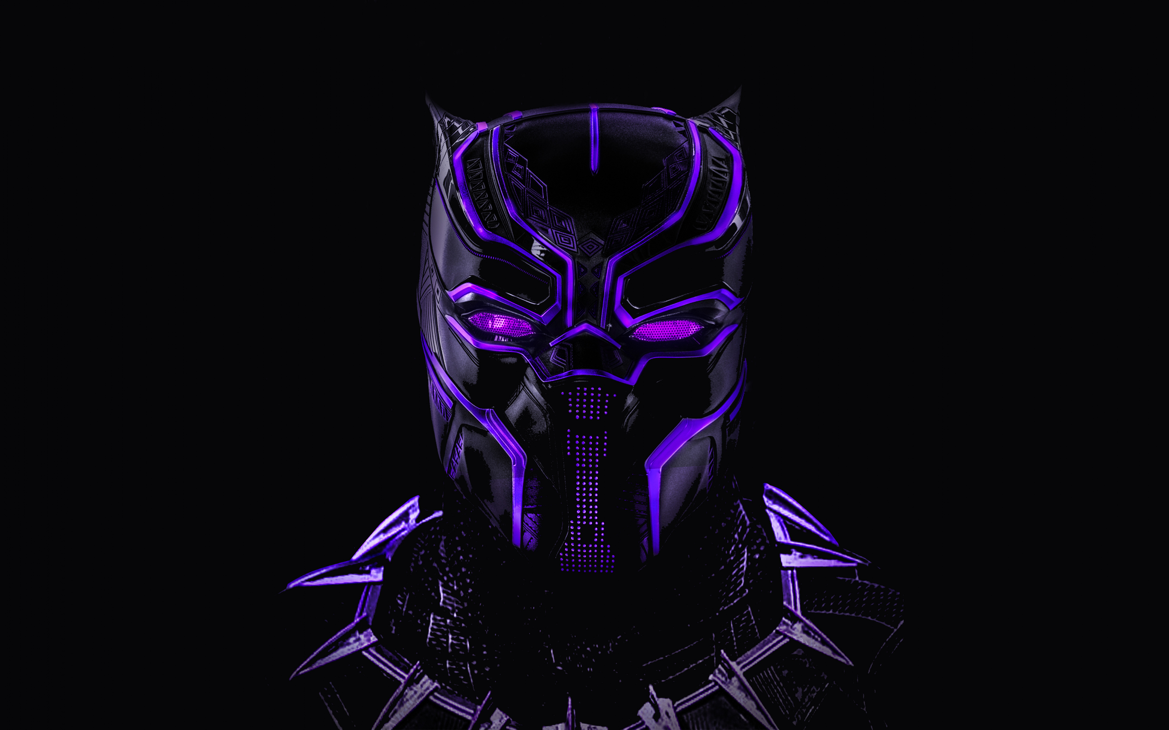 Download 3840x2400 wallpaper black panther, superhero ...
