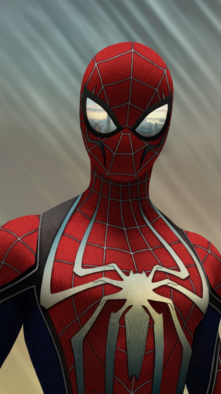 Download 720x1280 wallpaper spider-man, concept art, superhero, samsung