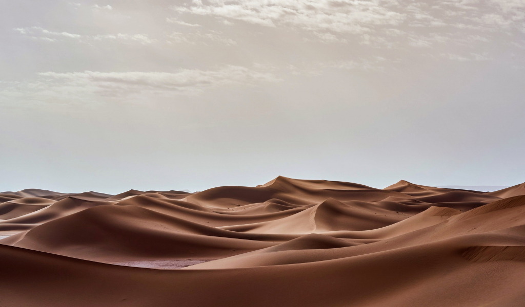Landscape, desert dunes, nature, 1024x600 wallpaper
