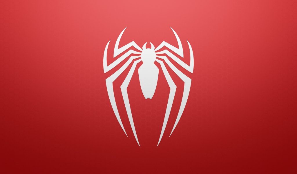 Download wallpaper 1024x600 spider-man, spider logo, marvel, netbook ...