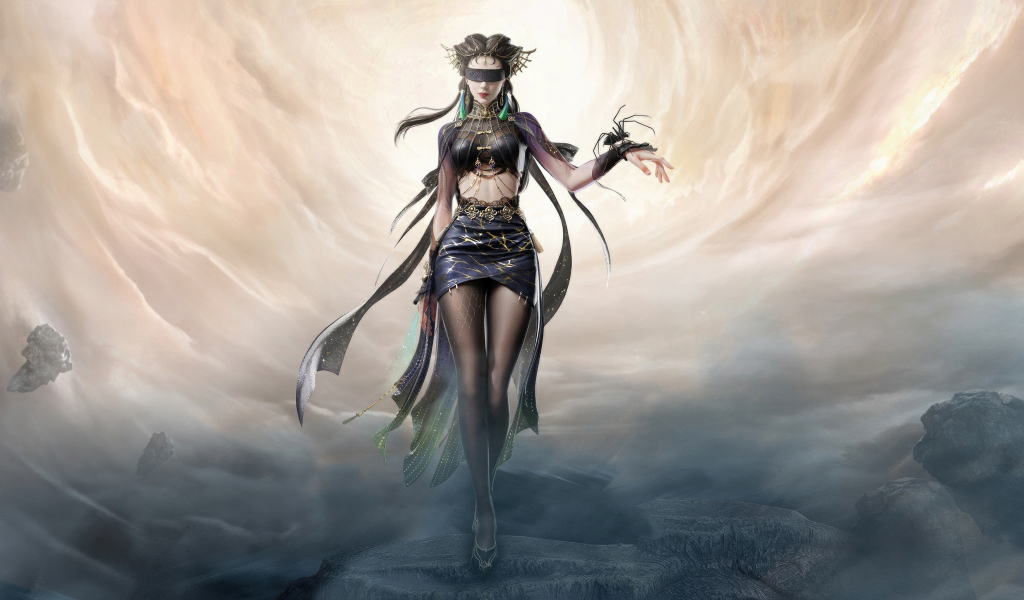 Tianhai, NARAKA: BLADEPOINT, fantasy game, 1024x600 wallpaper
