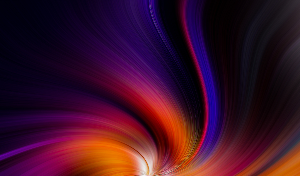 Colorful, abstract, swirl pattern, art, 1024x600 wallpaper