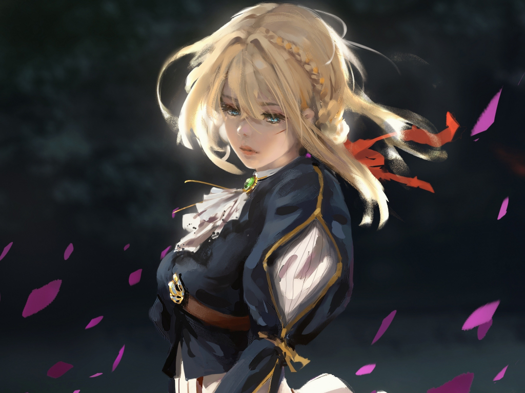 Wallpaper artwork, beautiful, violet evergarden desktop wallpaper, hd ...