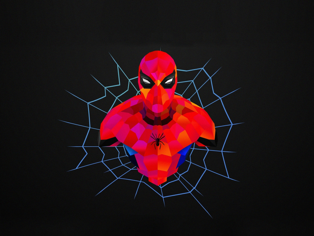 Wallpaper spider-man, abstract, minimal desktop wallpaper, hd image,  picture, background, 0309fd | wallpapersmug