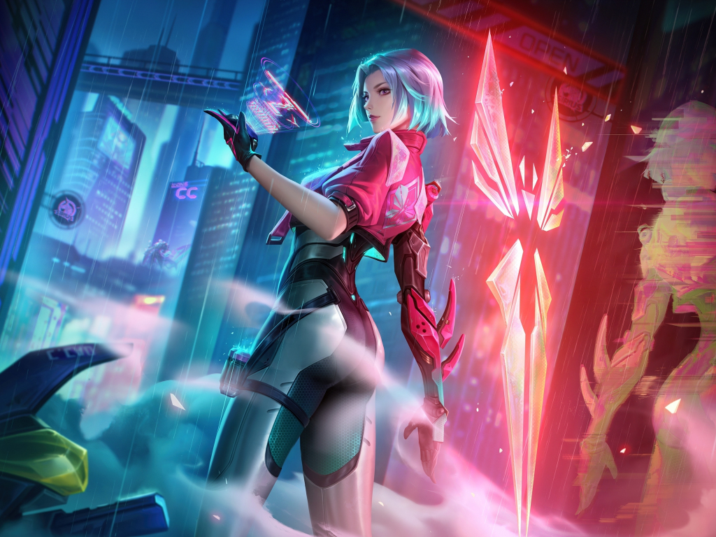 Wallpaper girl character, anime, game, honor of kings desktop wallpaper, hd  image, picture, background, 03bab6 | wallpapersmug