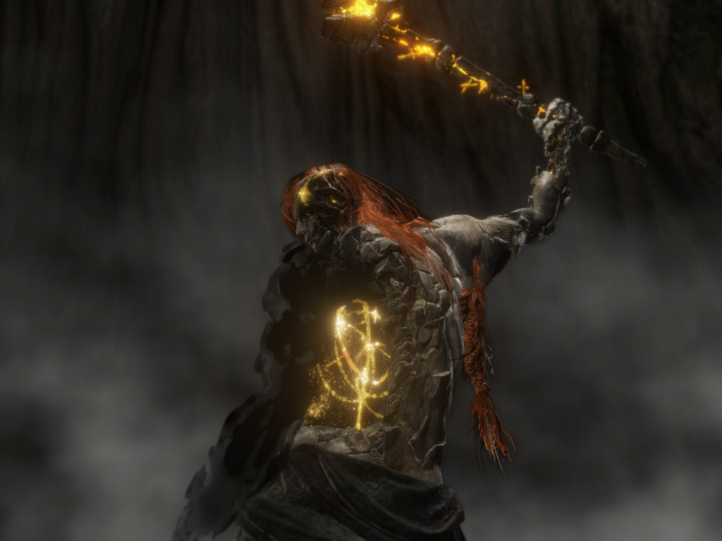 Warrior fire, Elden Ring, game, 1024x768 wallpaper