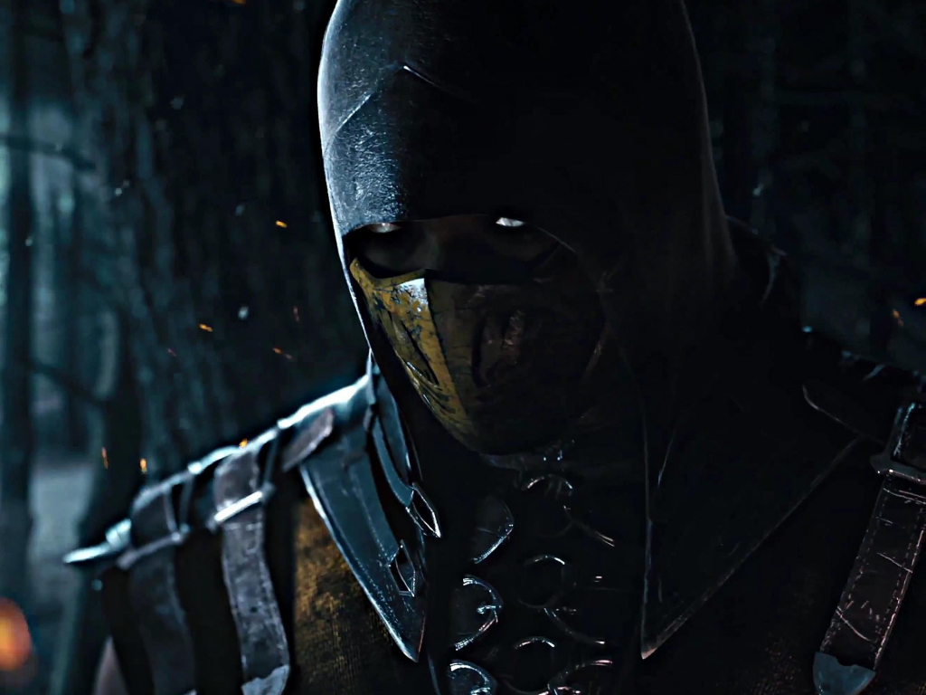 Wallpaper dark, warrior, scorpion, mortal kombat desktop wallpaper, hd ...