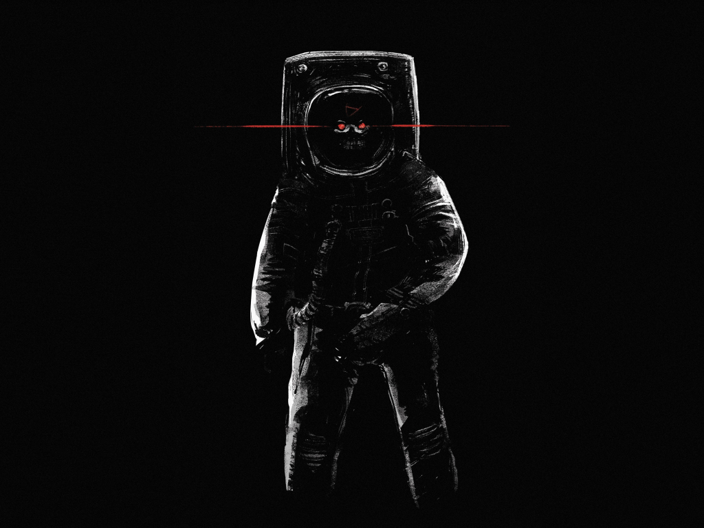 Wallpaper astronaut, dark, minimal, skull desktop wallpaper, hd image,  picture, background, 331acd | wallpapersmug
