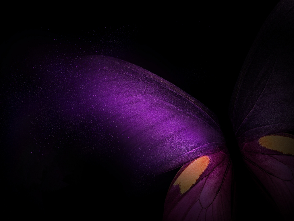 Wallpaper samsung galaxy fold, butterfly, purple-pink-black desktop  wallpaper, hd image, picture, background, 332fbe | wallpapersmug