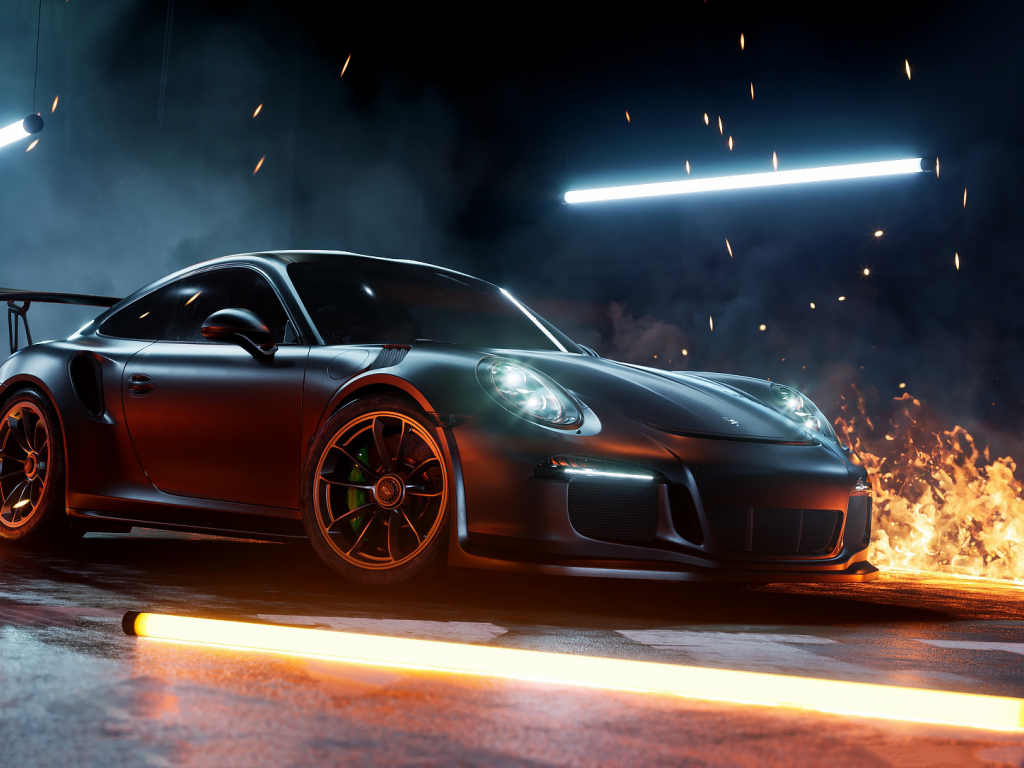 Wallpaper porsche cayman gt4, rear-view, dark desktop wallpaper, hd image,  picture, background, c18565 | wallpapersmug