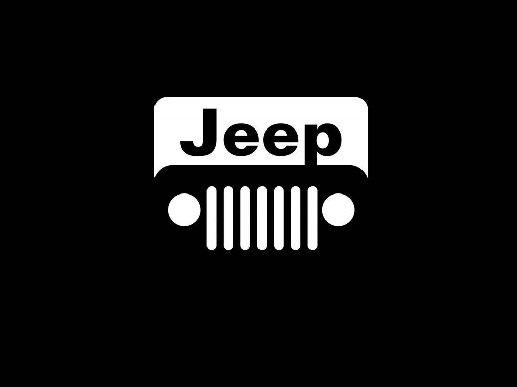 Desktop wallpaper jeep, car, minimal, logo, dark, hd image