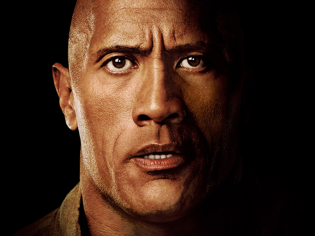 Desktop wallpaper dwayne johnson, face, jumanji: welcome 