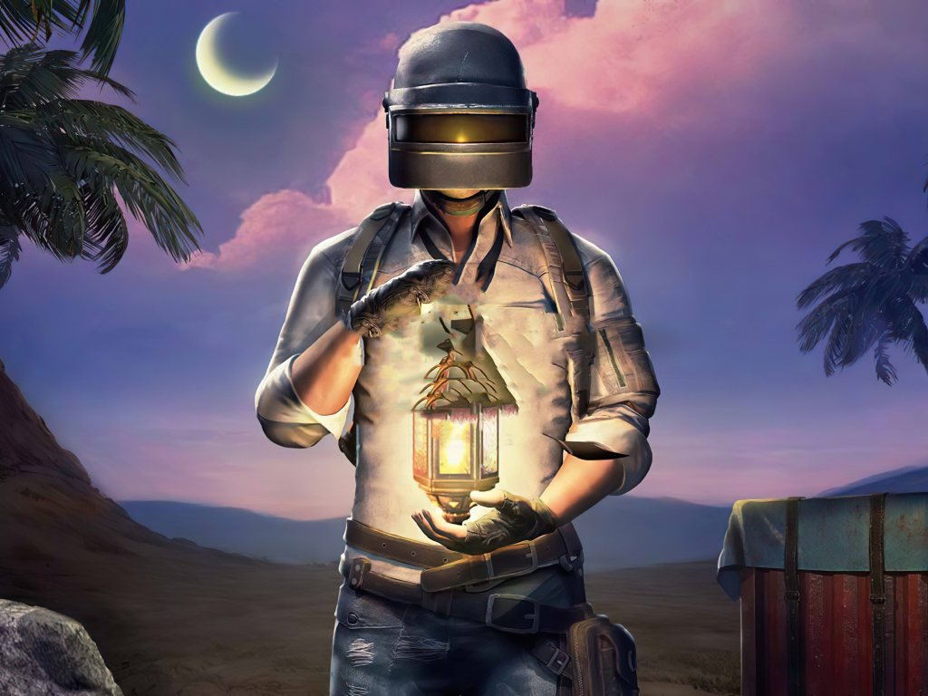 Helmet guy with lantern, pubg, 2020 wallpaper, hd image, picture