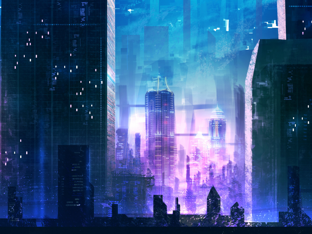 future city night hd