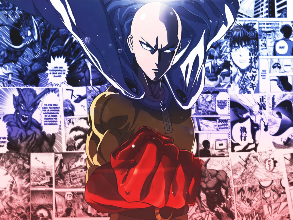 Wallpaper guy, Saitama, One Punch Man for mobile and desktop, section арт,  resolution 1920x1080 - download