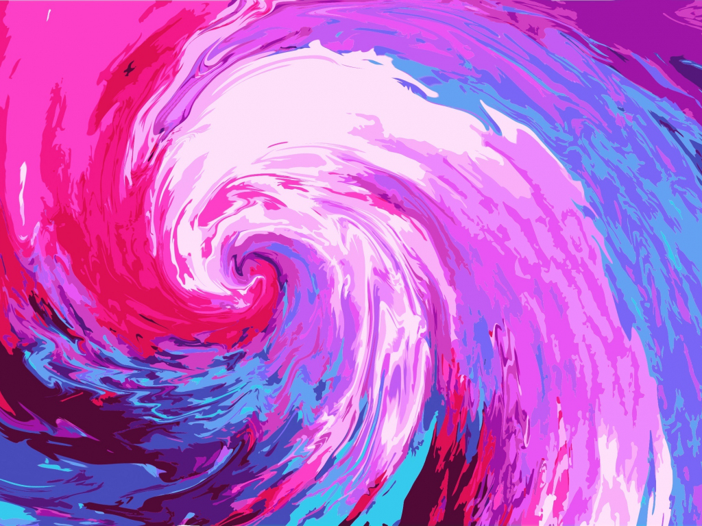 Swirl, abstract, glitch art, 1024x768 wallpaper