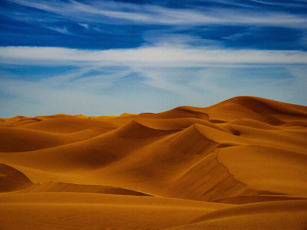 Sunny day, blue sky, desert, dunes wallpaper, hd image, picture ...