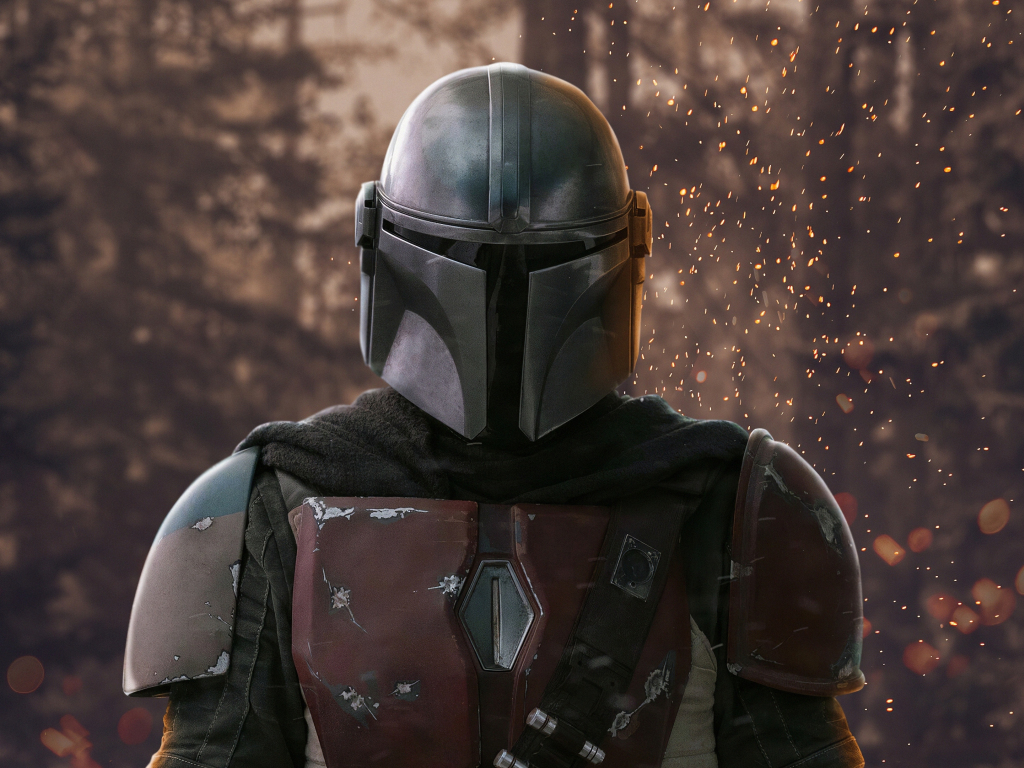 Wallpaper the mandalorian, soldier, tv series, 2019, art desktop ...