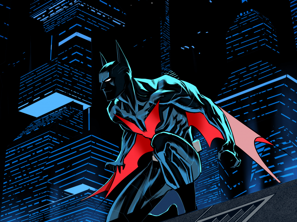 Wallpaper batman beyond, future batman, dark, artwork desktop wallpaper, hd  image, picture, background, 5b9950 | wallpapersmug