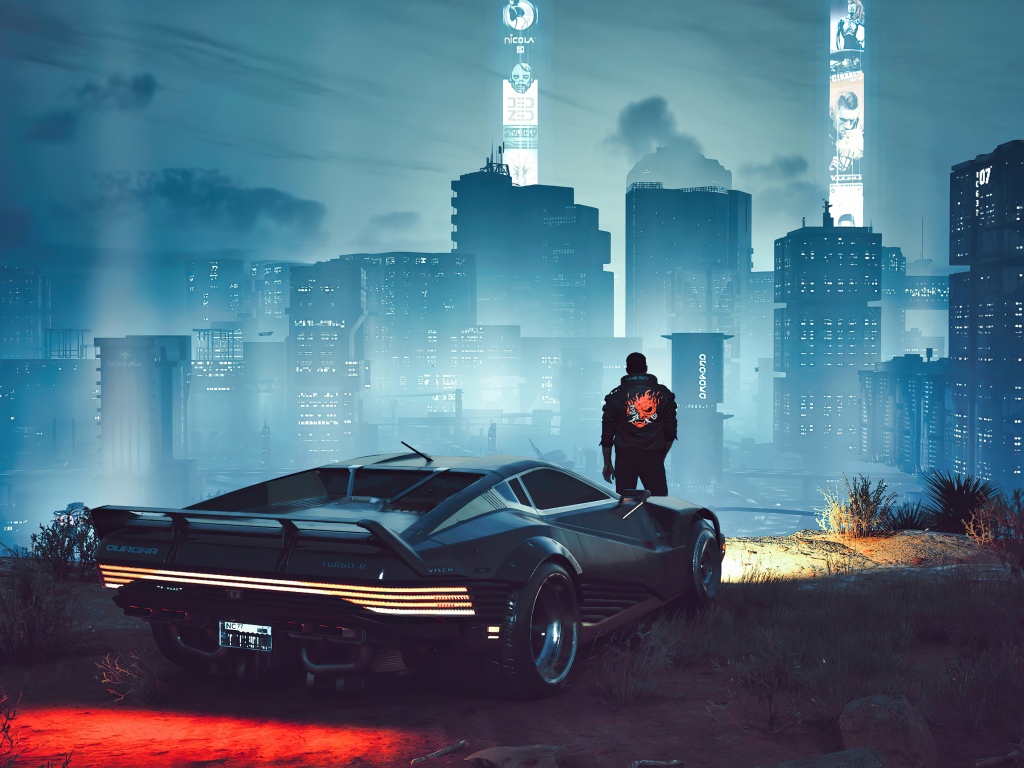 Wallpaper cyberpunk 2077, samurai jacket, game character desktop wallpaper,  hd image, picture, background, 608a28