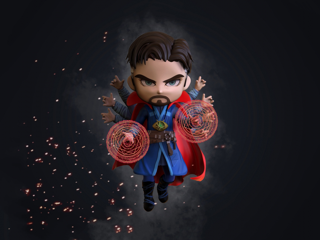 Doctor Strange Minimalist 4k In 2880x1800 Resolution  Doctor strange,  Marvel wallpaper, Cartoon wallpaper