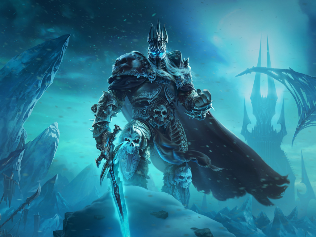 Dark King, World of Warcraft: Wrath of the Lich King, online game, 1024x768 wallpaper