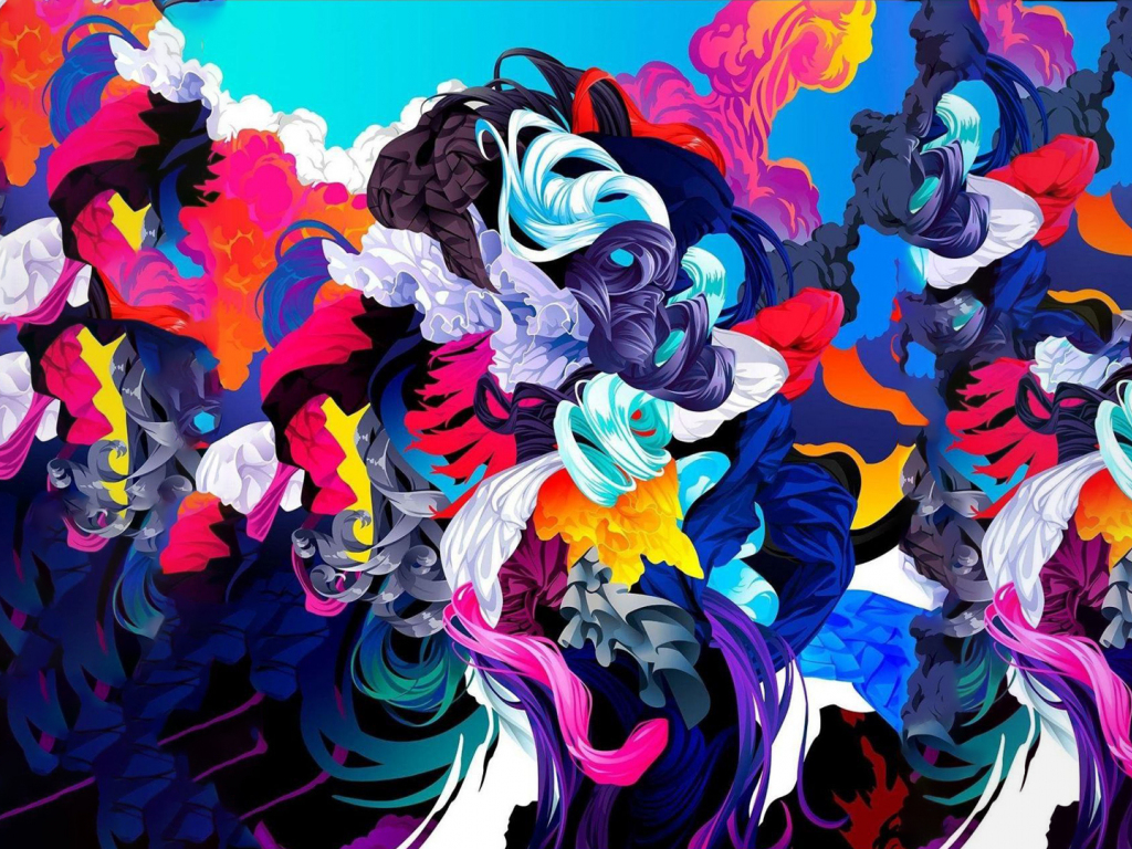 Wallpaper colorful, abstraction, art desktop wallpaper, hd image ...