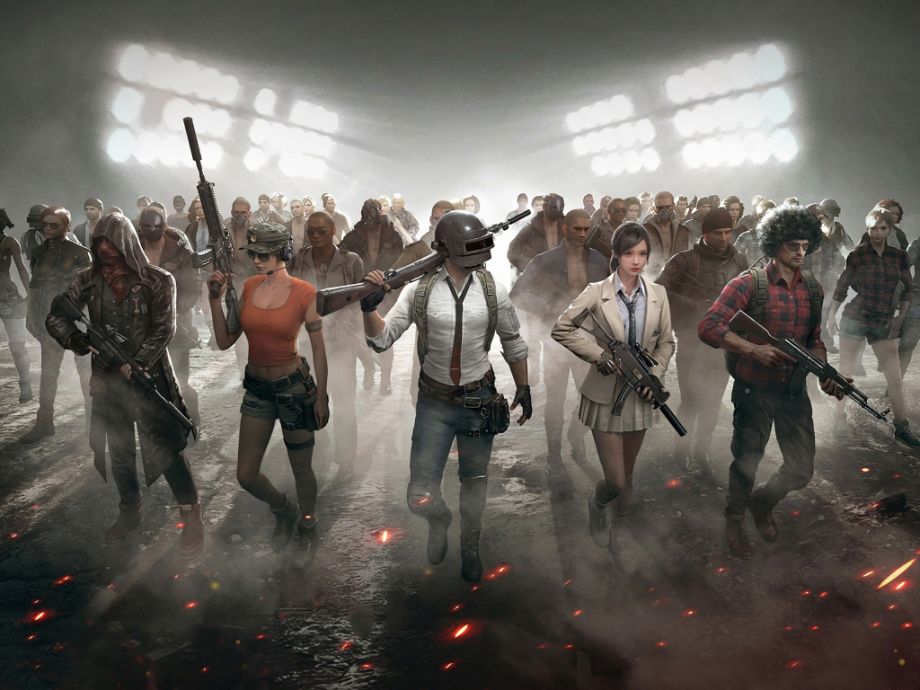 Wallpaper pubg, video game, 2018, all characters desktop wallpaper, hd  image, picture, background, 761cd6 | wallpapersmug