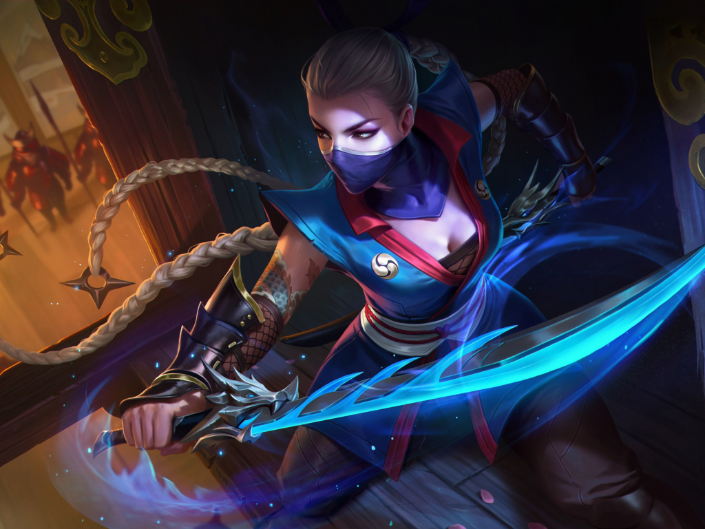 Desktop wallpaper arena of valor, online game, masked warrior, hd image