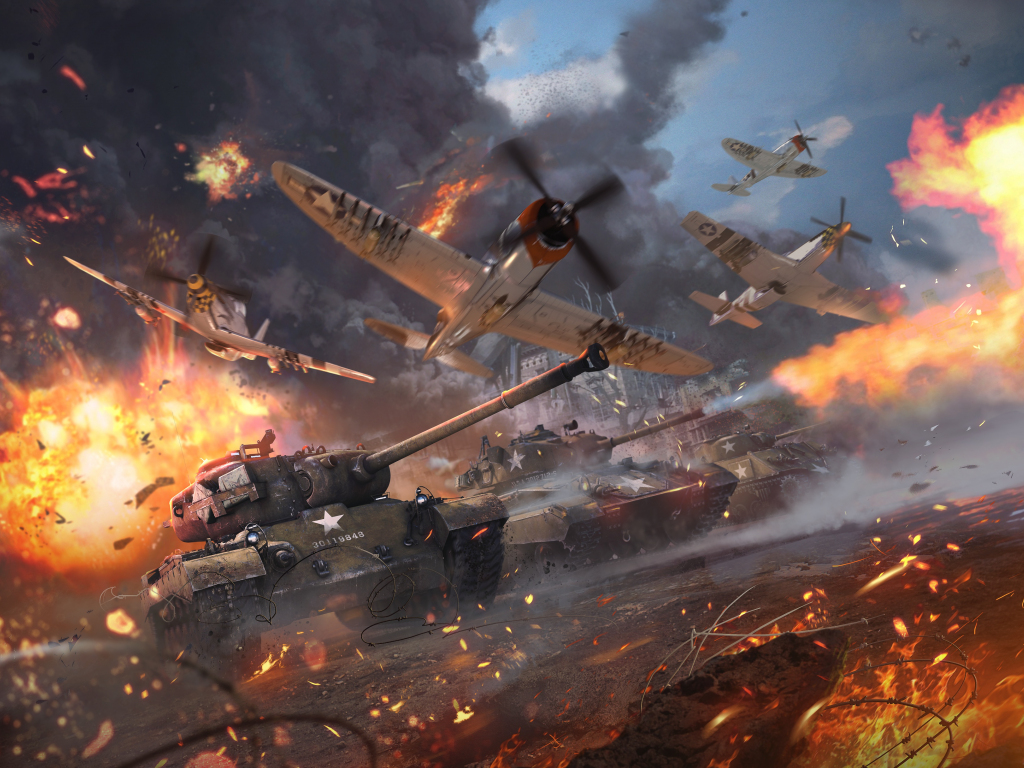 Video Game War Thunder Tank Warplane HD wallpaper  Peakpx