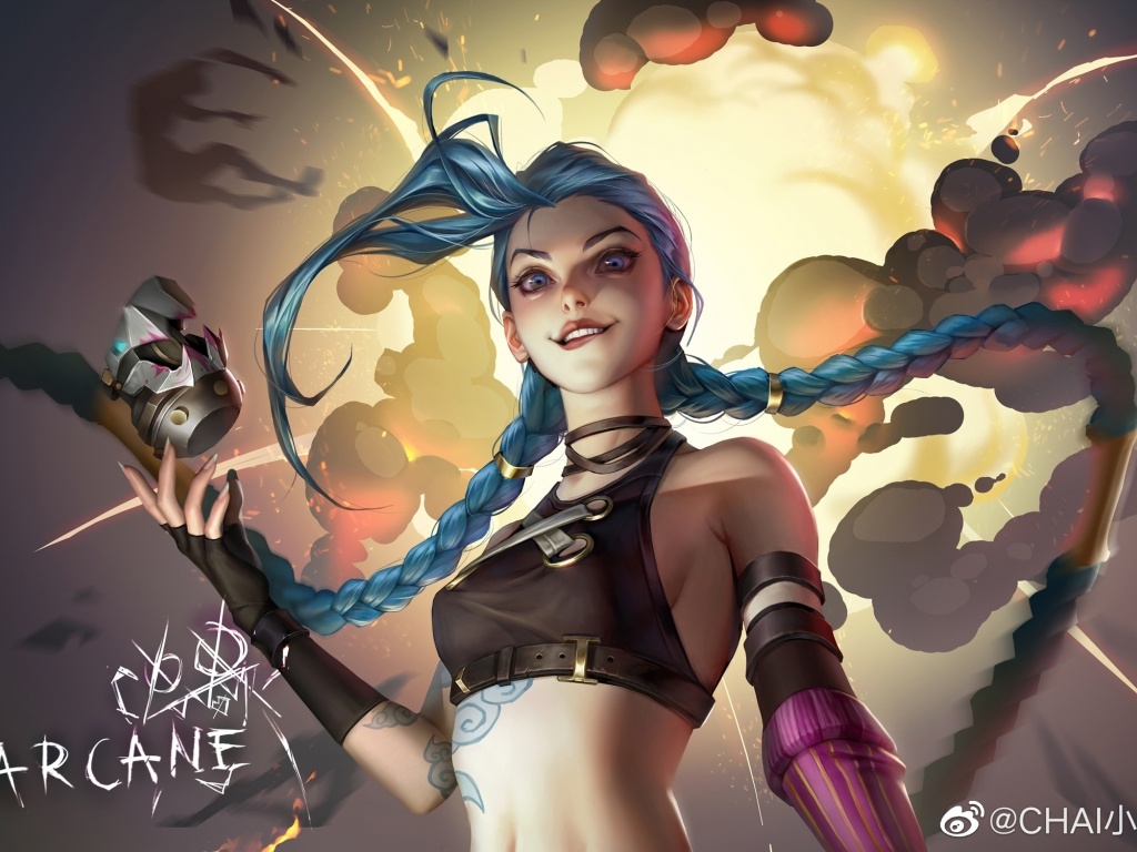 Jinx League of Legends Animated Wallpaper by Jimking on DeviantArt