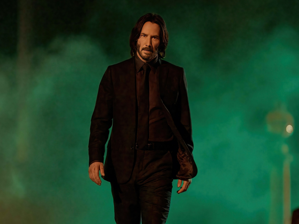 Wallpaper keanu reeves in john wick chapter 4, walk, movie, 2023 ...