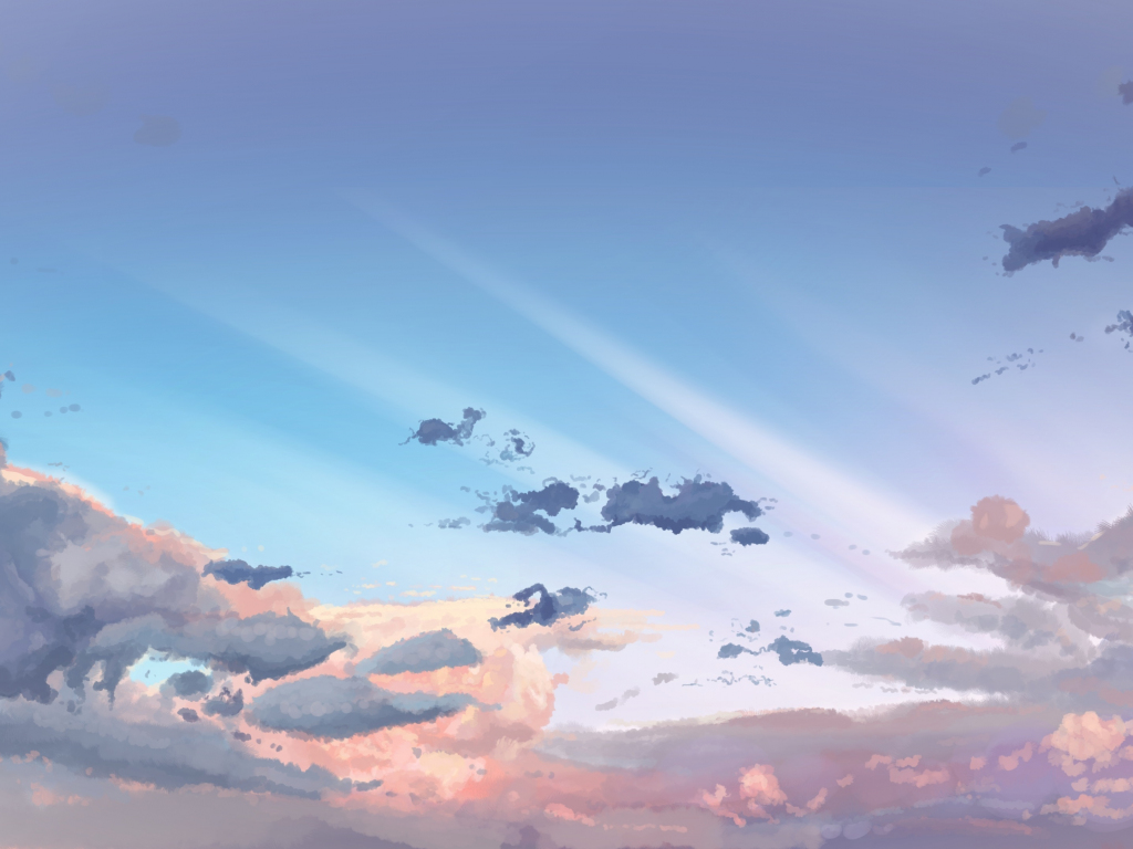 HD desktop wallpaper: Anime, Sky, Sea, Ocean download free picture #974260