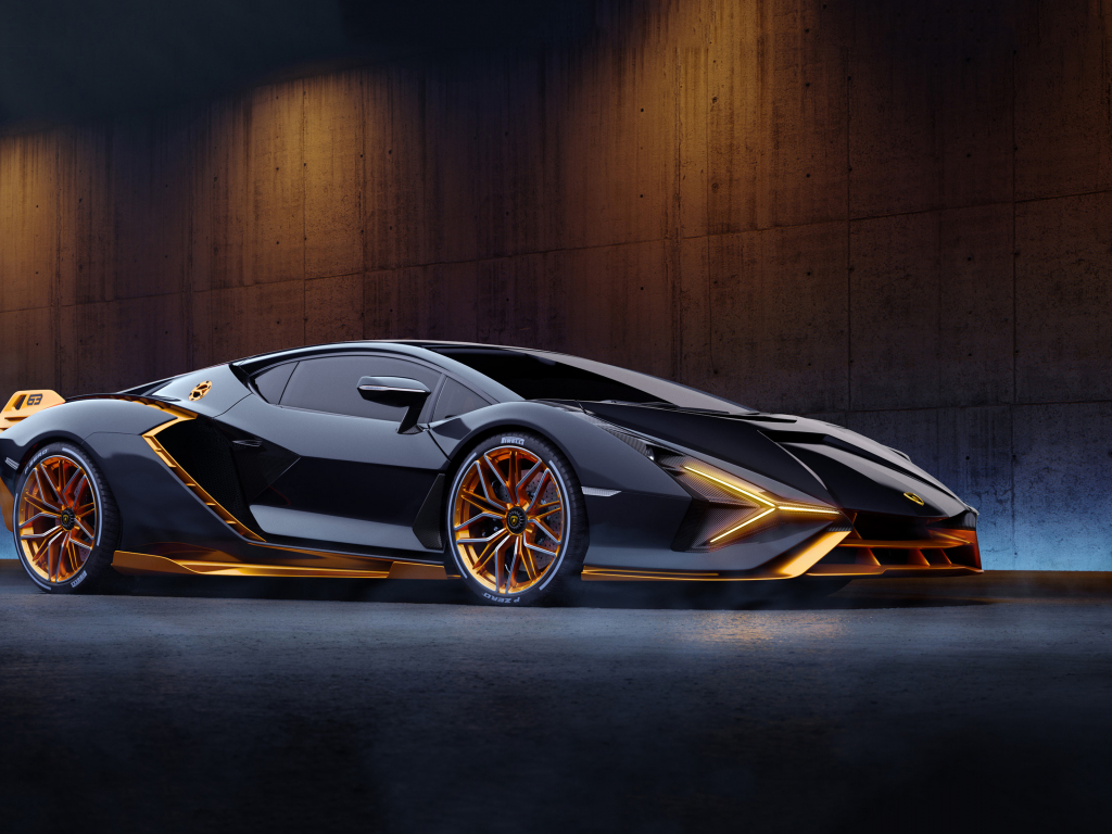 Lamborghini Sian Wallpaper 4K, 8K, Hybrid sports car, 5K