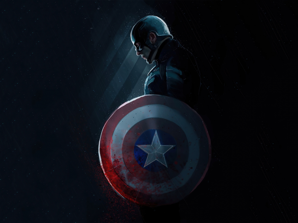 Captain America: Neon Defender Live Wallpaper