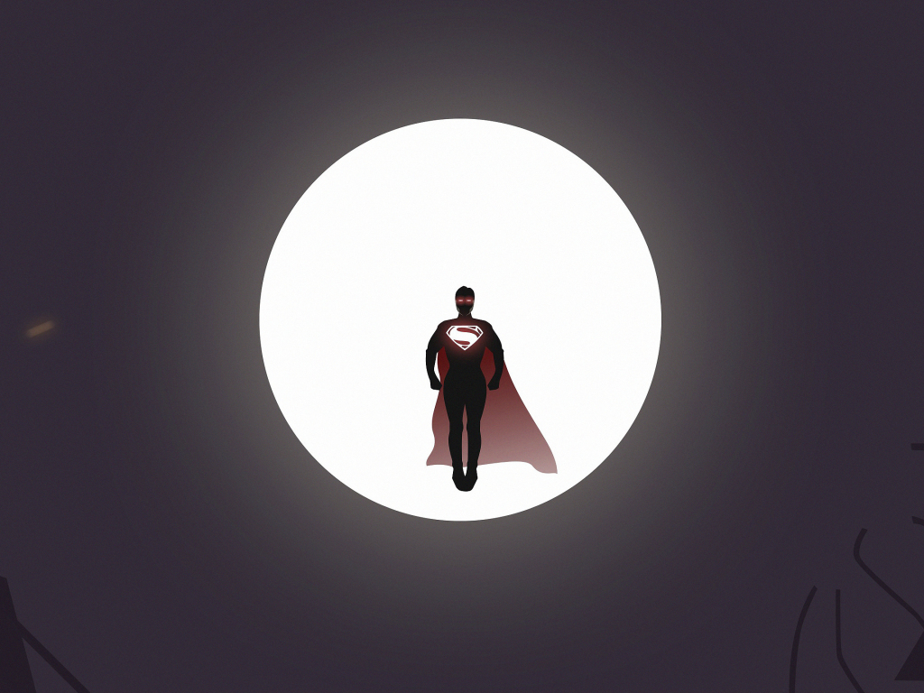 Wallpaper superman, moon, knight, minimal desktop wallpaper, hd image,  picture, background, b15aee | wallpapersmug