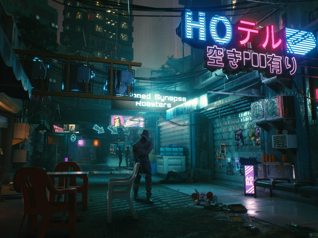 Desktop wallpaper night of city, video game, 2020, cyberpunk 2077, hd