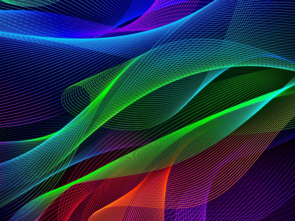 Desktop wallpaper colorful lines, abstract, razer phone, stock, hd