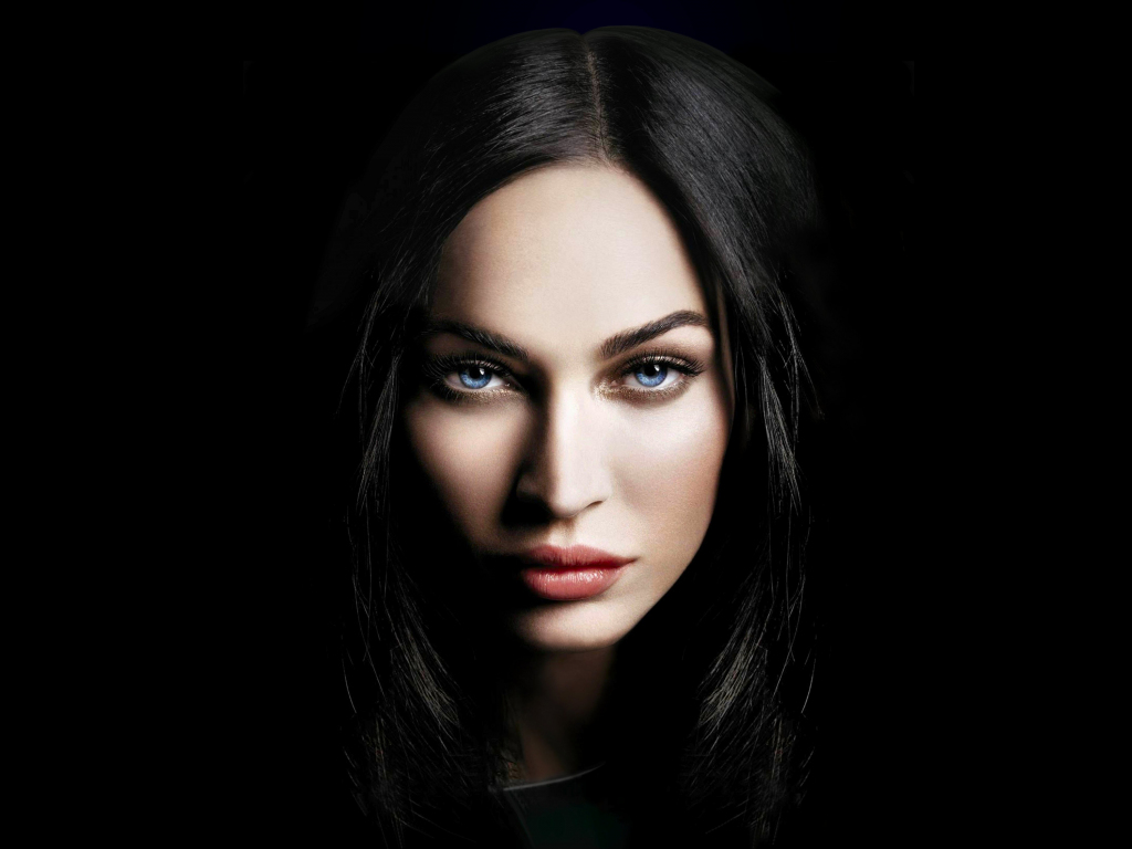 Wallpaper Megan Fox Beautiful Actress Blue Eyes Desktop Wallpaper Hd Image Picture