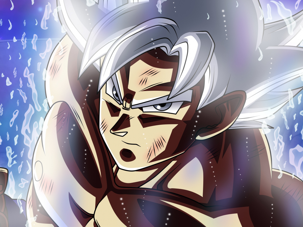 Wallpaper goku, ready for punch, anime desktop wallpaper, hd image ...