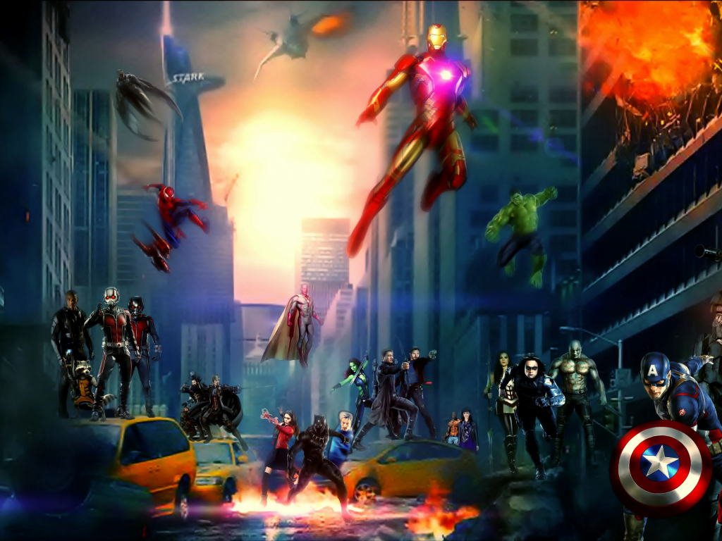 Wallpaper avengers and agents of shield, marvel, fan art desktop wallpaper,  hd image, picture, background, d55920 | wallpapersmug