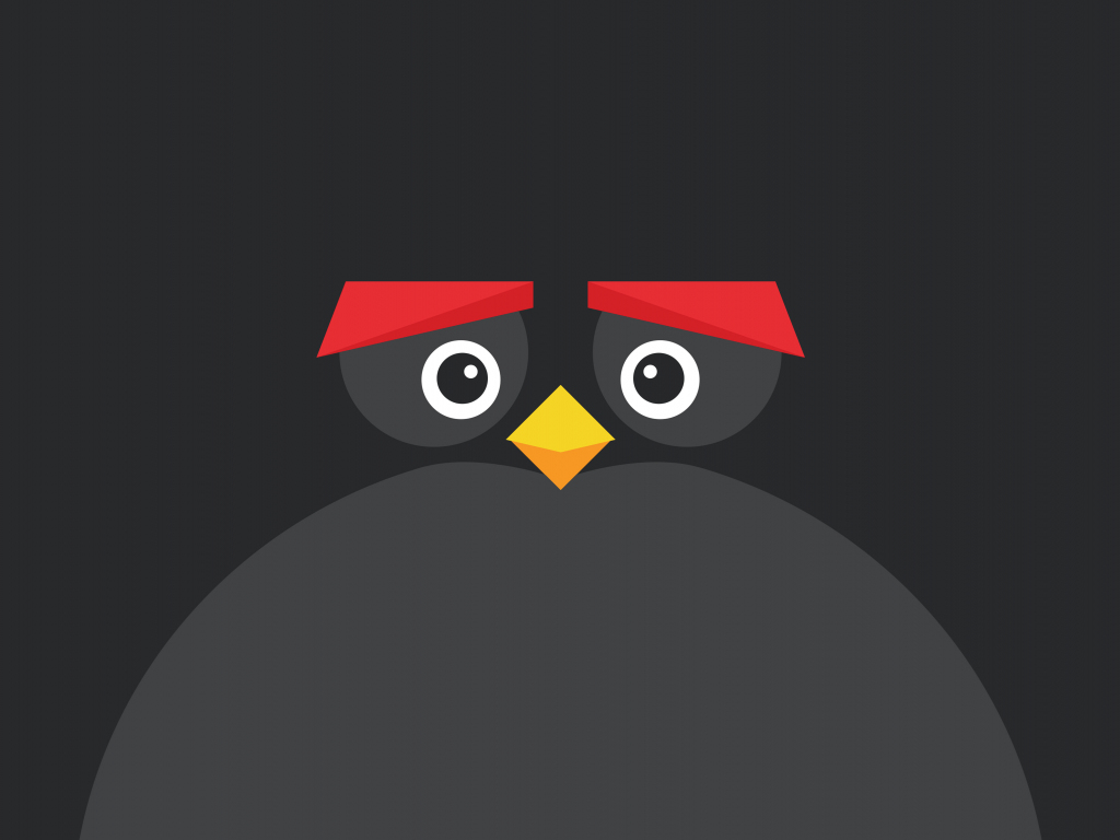 Angry bird, amoled, cartoon, HD phone wallpaper | Peakpx