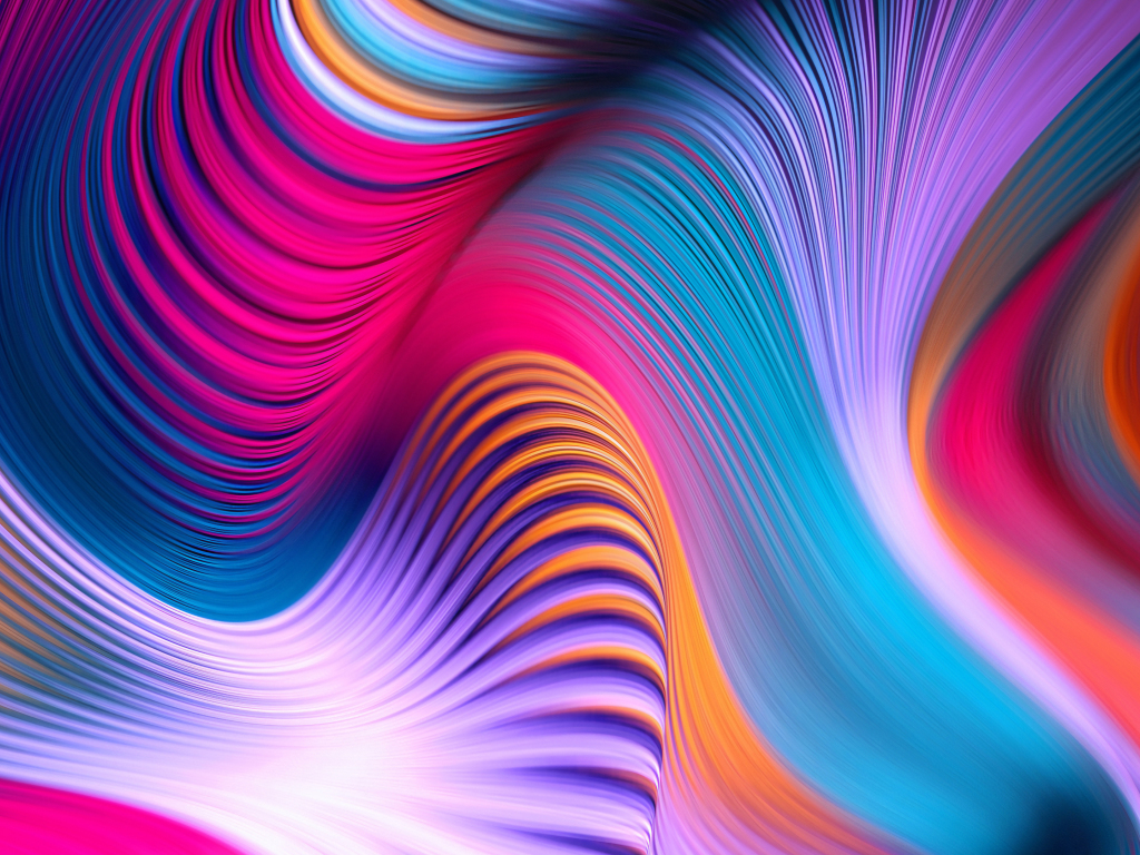 Wallpaper colorful, abstract, art, waves desktop wallpaper, hd image ...
