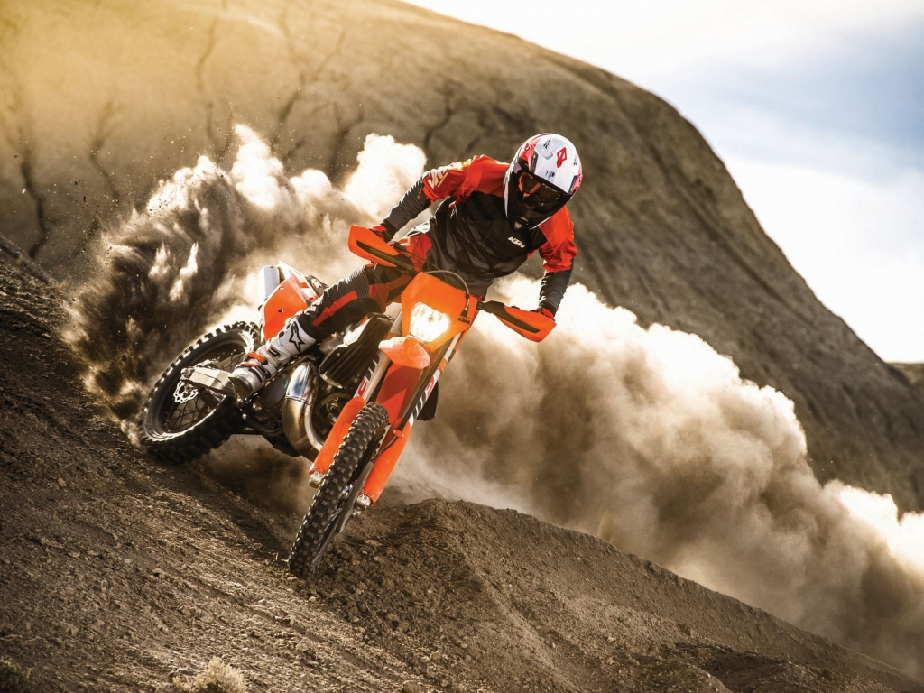 Wallpaper motocross, dusk, bike, race desktop wallpaper, hd image ...