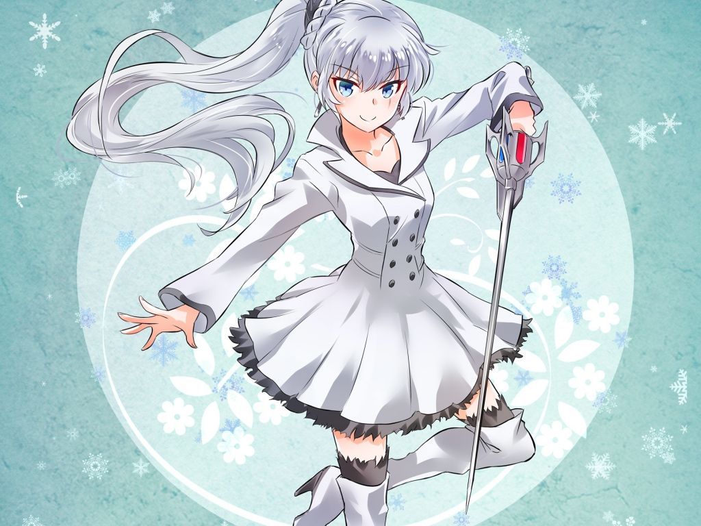 Weiss Schnee Pyrrha Nikos Anime Nora Valkyrie Fan art, Anime, purple, blue  png | PNGEgg