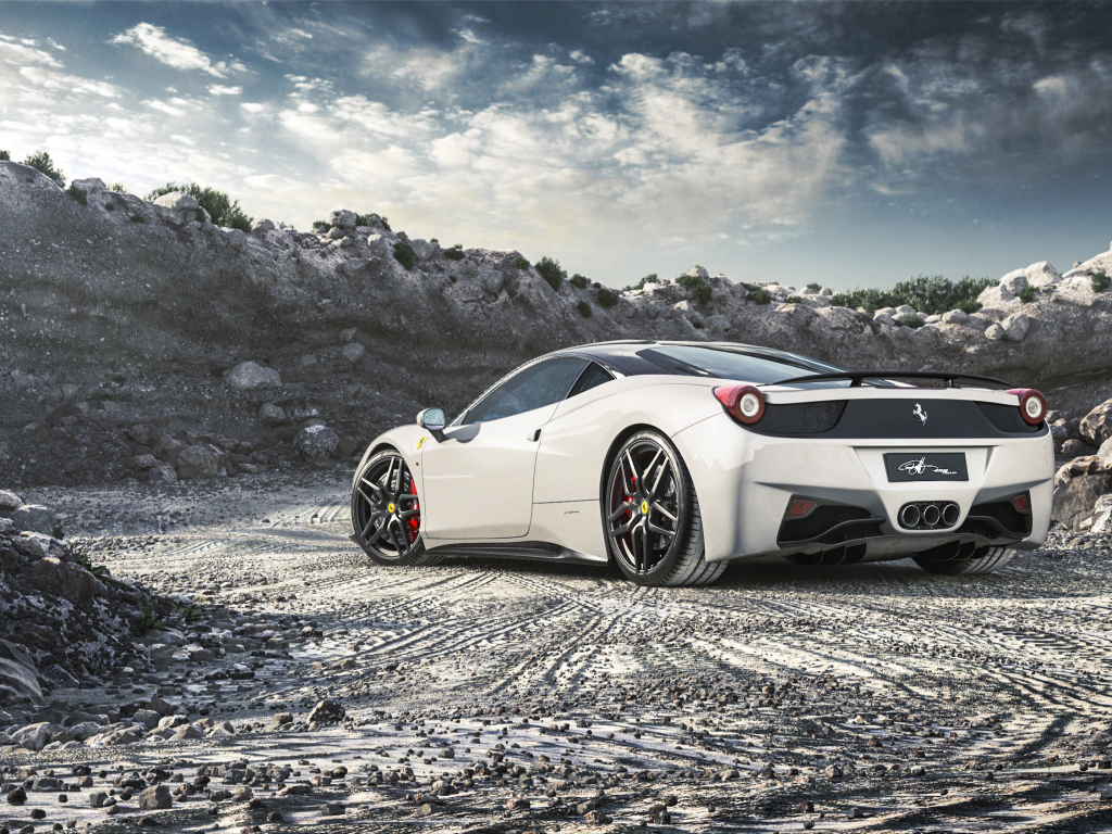 White Ferrari Roma 3 4K HD Cars Wallpapers | HD Wallpapers | ID #110827
