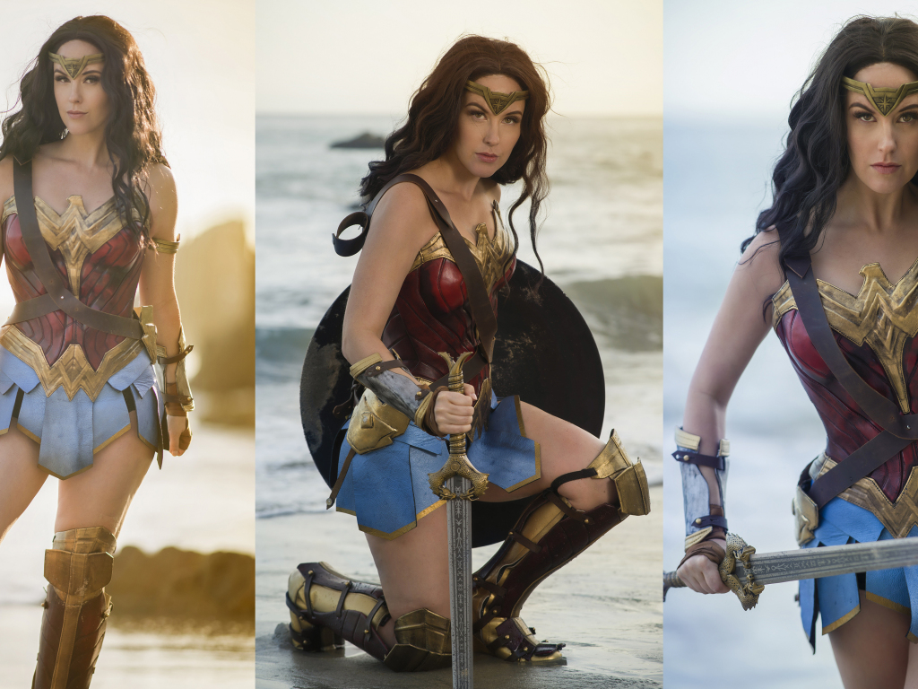 Wallpaper cosplay, girl model, beautiful, wonder woman desktop wallpaper,  hd image, picture, background, f3657d | wallpapersmug