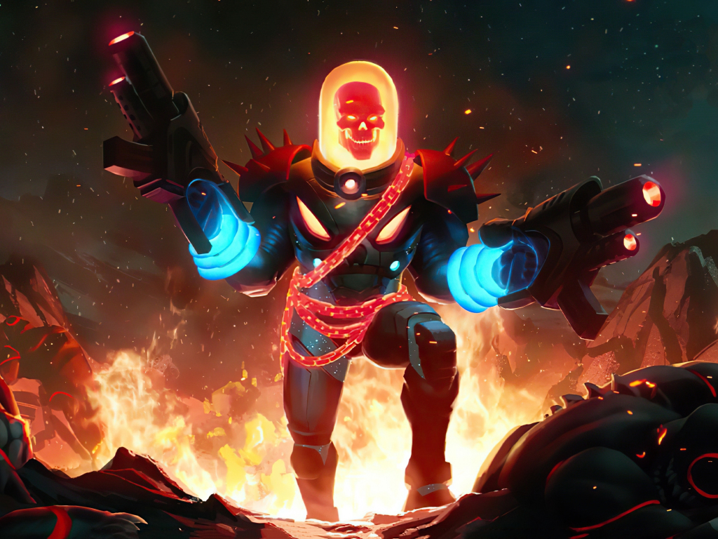 Desktop wallpaper cosmic ghost rider, marvel contest of champions