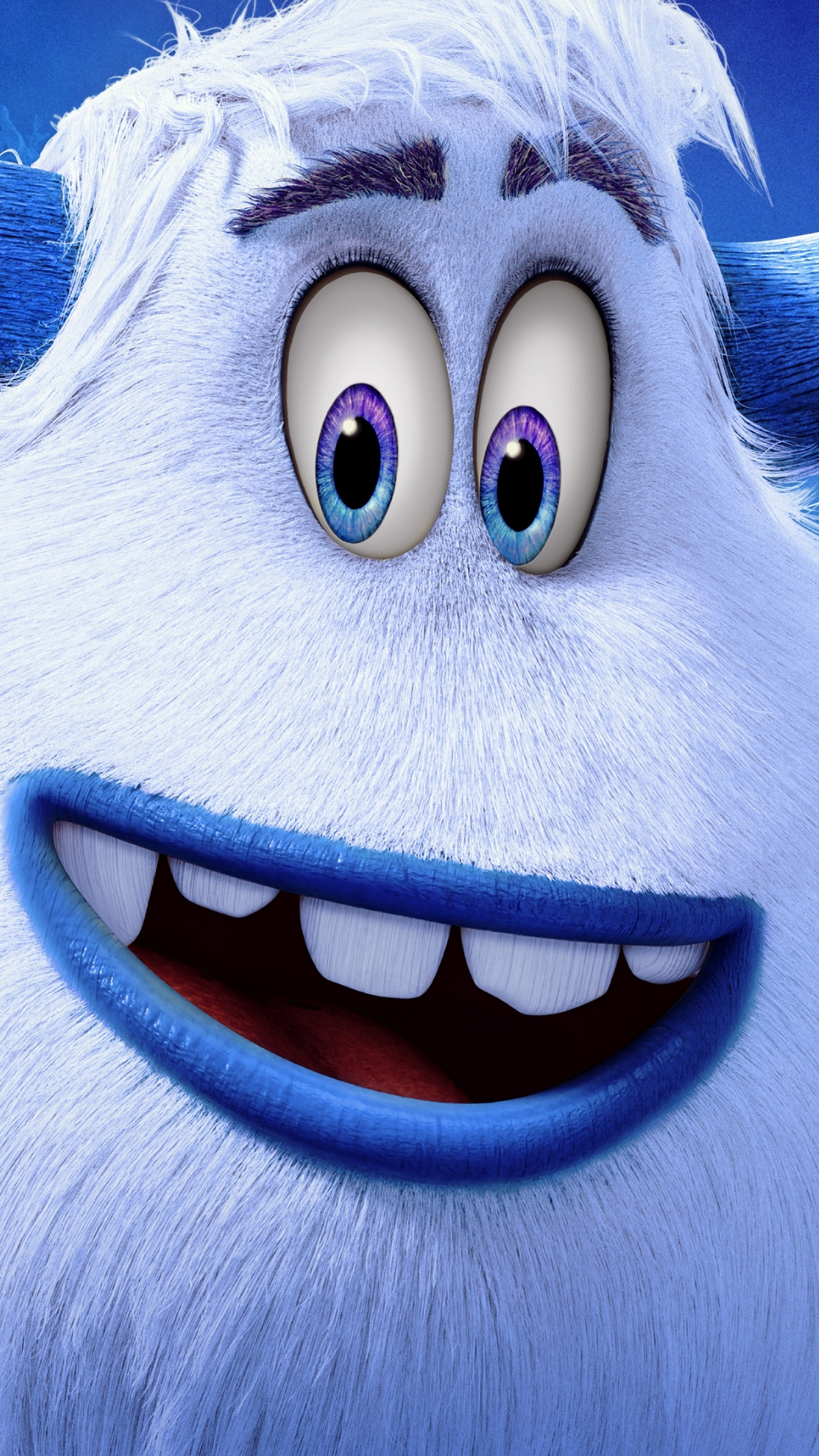 Download wallpaper 1080x1920 2018 movie, happy yeti, smallfoot, migo ...